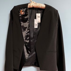 Yigal Azrouel Formal Jacket, NWT, Size 2, Black